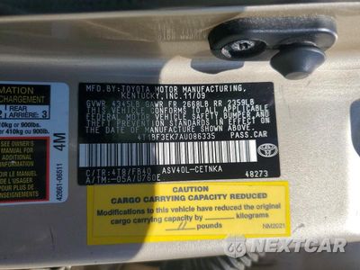 Zdjęcie 12 z 12 samochodu: 2010 TOYOTA CAMRY LE VIN:4T1BF3EK7AU086335 - miniatura