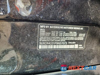 Zdjęcie 13 z 13 samochodu: 2023 BMW X5 SDRIVE 40I VIN:5UXCR4C01P9N57073 - miniatura