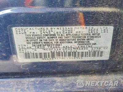 Zdjęcie 12 z 12 samochodu: 2016 NISSAN SENTRA SV VIN:3N1AB7AP8GY318941 - miniatura