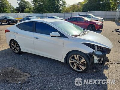 Czwarte zdjęcie samochodu z boku: 2015 HYUNDAI ELANTRA LIMITED VIN:5NPDH4AE7FH610677 - miniatura
