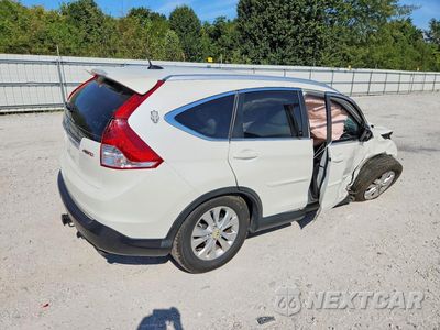 Trzecie zdjęcie samochodu z tyłu: 2014 HONDA CR-V EXL VIN:5J6RM4H72EL114568 - miniatura