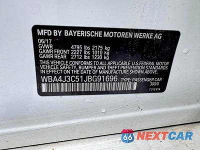 Zdjęcie 12 z 12 samochodu: 2018 BMW 430XI GRAN COUPE VIN:WBA4J3C51JBG91696 - miniatura