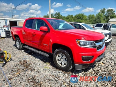 Czwarte zdjęcie samochodu z boku: 2019 CHEVROLET COLORADO VIN:1GCGTBENXK1326309 - miniatura