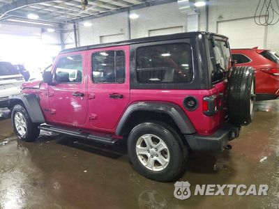 Drugie zdjęcie samochodu z przodu: 2021 JEEP WRANGLER UNLIMITED SPORT VIN:1C4HJXDG1MW861352 - miniatura