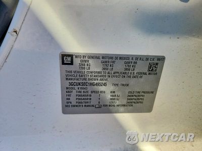 Zdjęcie 12 z 12 samochodu: 2017 CHEVROLET SILVERADO K1500 LTZ VIN:3GCUKSEC1HG495245 - miniatura