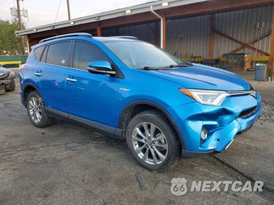 Czwarte zdjęcie samochodu z boku: 2018 TOYOTA RAV4 HV LIMITED VIN:JTMDJREV9JD187840 - miniatura