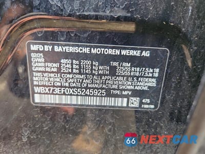 Zdjęcie 13 z 13 samochodu: 2025 BMW X1 XDRIVE28I VIN:WBX73EF0XS5245925 - miniatura