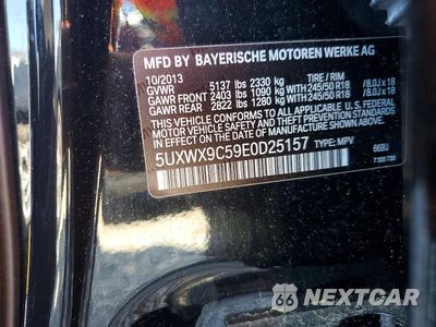 Zdjęcie 14 z 14 samochodu: 2014 BMW X3 XDRIVE28I VIN:5UXWX9C59E0D25157 - miniatura