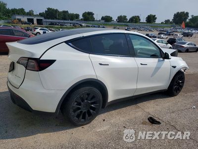 Trzecie zdjęcie samochodu z tyłu: 2023 TESLA MODEL Y VIN:7SAYGDEE6PA081804 - miniatura