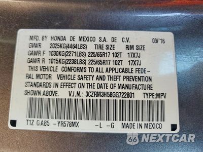 Zdjęcie 13 z 13 samochodu: 2016 HONDA CR-V EX VIN:3CZRM3H58GG722801 - miniatura