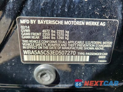 Zdjęcie 20 z 21 samochodu: 2014 BMW 528 I VIN:WBA5A5C53ED507270 - miniatura