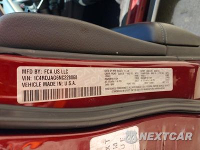 Zdjęcie 13 z 13 samochodu: 2022 DODGE DURANGO SXT VIN:1C4RDJAG6NC228068 - miniatura