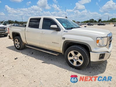 Czwarte zdjęcie samochodu z boku: 2015 GMC SIERRA K1500 SLE VIN:3GTU2UEC4FG181422 - miniatura