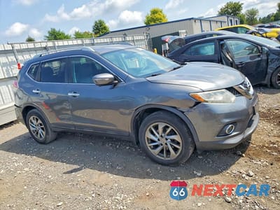 Czwarte zdjęcie samochodu z boku: 2015 NISSAN ROGUE SL VIN:5N1AT2MVXFC910268 - miniatura