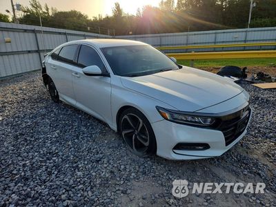 Czwarte zdjęcie samochodu z boku: 2018 HONDA ACCORD SPORT VIN:1HGCV2F33JA047998 - miniatura