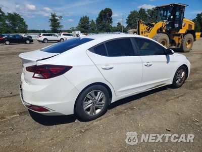 Trzecie zdjęcie samochodu z tyłu: 2019 HYUNDAI ELANTRA SE VIN:5NPD84LF6KH403200 - miniatura