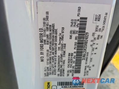 Zdjęcie 12 z 12 samochodu: 2013 LINCOLN MKZ VIN:3LN6L2JK2DR824029 - miniatura