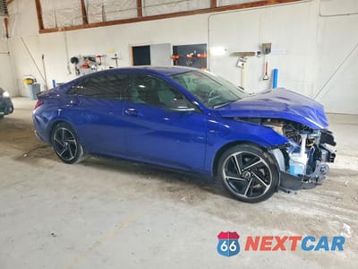 Czwarte zdjęcie samochodu z boku: 2023 HYUNDAI ELANTRA N LINE VIN:KMHLR4AF6PU400978 - miniatura