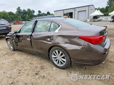 Drugie zdjęcie samochodu z przodu: 2015 INFINITI Q50 PREMIUM VIN:JN1BV7ARXFM418439 - miniatura