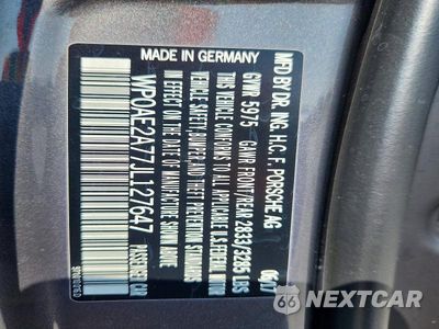 Zdjęcie 12 z 12 samochodu: 2018 PORSCHE PANAMERA 4 E-HYBRID VIN:WP0AE2A77JL127647 - miniatura