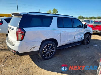 Trzecie zdjęcie samochodu z tyłu: 2023 CHEVROLET SUBURBAN K1500 RST VIN:1GNSKEKD6PR341528 - miniatura