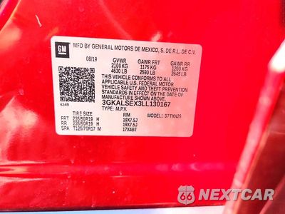 Zdjęcie 14 z 14 samochodu: 2020 GMC TERRAIN DENALI VIN:3GKALSEX3LL130167 - miniatura