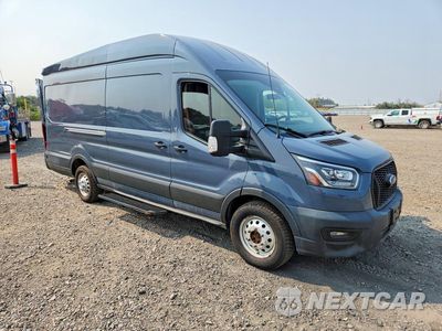 Czwarte zdjęcie samochodu z boku: 2022 FORD TRANSIT 250 DELIVERY VAN VIN:1FTBR3U81NKA61319 - miniatura