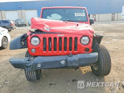 Piąte zdjęcie samochodu w środku: 2017 JEEP WRANGLER UNLIMITED SPORT VIN:1C4BJWDGXHL744389 - miniatura