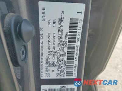 Zdjęcie 13 z 13 samochodu: 2018 TOYOTA TACOMA SR VIN:5TFAX5GN0JX129864 - miniatura