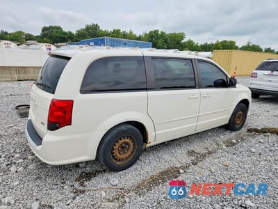Trzecie zdjęcie samochodu z tyłu: 2012 DODGE GRAND CARAVAN SE VIN:2C4RDGBGXCR343861 - miniatura