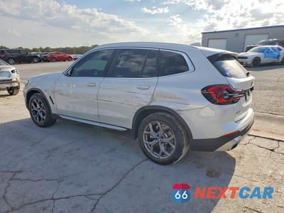 Drugie zdjęcie samochodu z przodu: 2022 BMW X3 XDRIVE30I VIN:5UX53DP05N9N18049 - miniatura