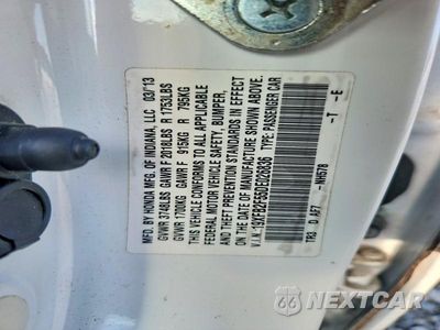 Zdjęcie 13 z 13 samochodu: 2013 HONDA CIVIC LX VIN:19XFB2F55DE026836 - miniatura