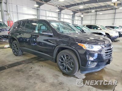 Czwarte zdjęcie samochodu z boku: 2021 CHEVROLET TRAVERSE RS VIN:1GNEVJKW1MJ125997 - miniatura