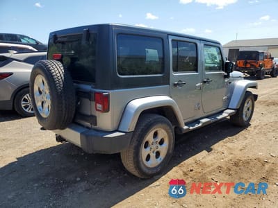 Trzecie zdjęcie samochodu z tyłu: 2013 JEEP WRANGLER UNLIMITED SAHARA VIN:1C4BJWEGXDL548221 - miniatura