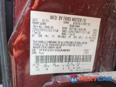 Zdjęcie 12 z 12 samochodu: 2016 FORD F350 SUPER DUTY VIN:1FT8W3DTXGEA98085 - miniatura