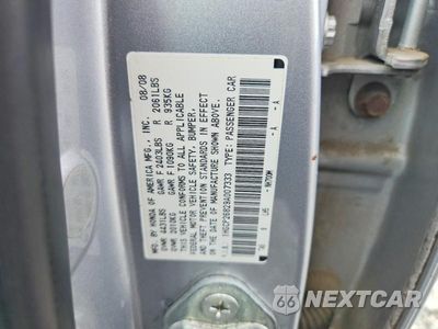 Zdjęcie 12 z 12 samochodu: 2009 HONDA ACCORD EXL VIN:1HGCP26829A007333 - miniatura