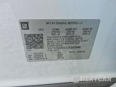 Zdjęcie 13 z 13 samochodu: 2018 CADILLAC XT5 VIN:1GYKNARS3JZ183566 - miniatura