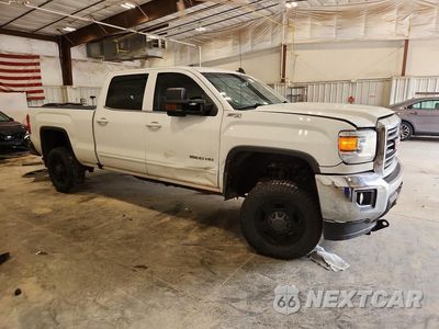 Czwarte zdjęcie samochodu z boku: 2019 GMC SIERRA K2500 SLE VIN:1GT12PEG7KF100819 - miniatura