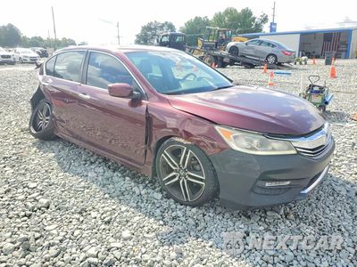 Czwarte zdjęcie samochodu z boku: 2017 HONDA ACCORD SPORT VIN:1HGCR2F57HA050340 - miniatura