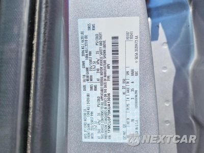 Zdjęcie 13 z 13 samochodu: 2019 FORD ESCAPE S VIN:1FMCU0F70KUA13036 - miniatura