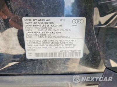 Zdjęcie 14 z 14 samochodu: 2020 AUDI Q5 PREMIUM PLUS VIN:WA1BNAFY4L2061092 - miniatura