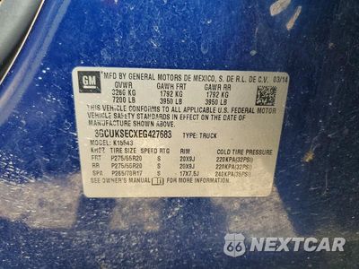 Zdjęcie 12 z 12 samochodu: 2014 CHEVROLET SILVERADO K1500 LTZ VIN:3GCUKSECXEG427683 - miniatura