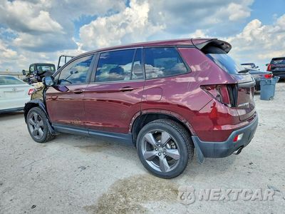 Drugie zdjęcie samochodu z przodu: 2019 HONDA PASSPORT TOURING VIN:5FNYF8H94KB029539 - miniatura