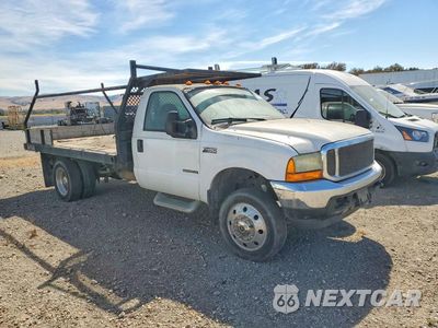 Czwarte zdjęcie samochodu z boku: 2001 FORD F450 SUPER - YARD TRUCK VIN:1FDXF46F01ED71434 - miniatura