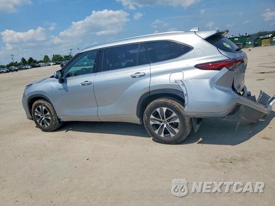 Drugie zdjęcie samochodu z przodu: 2021 TOYOTA HIGHLANDER HYBRID XLE VIN:5TDGBRCH2MS517012 - miniatura
