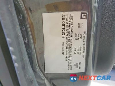Zdjęcie 12 z 12 samochodu: 2006 PONTIAC G6 GT VIN:1G2ZH368764289219 - miniatura