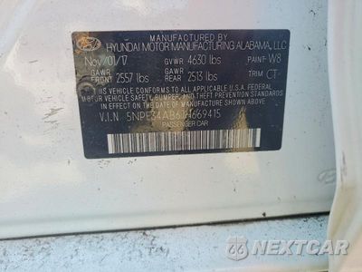 Zdjęcie 12 z 12 samochodu: 2018 HYUNDAI SONATA SPORT 2.0T VIN:5NPE34AB6JH669415 - miniatura