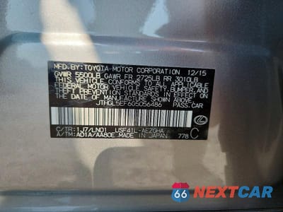 Zdjęcie 12 z 12 samochodu: 2016 LEXUS LS 460L VIN:JTHGL5EF6G5056486 - miniatura
