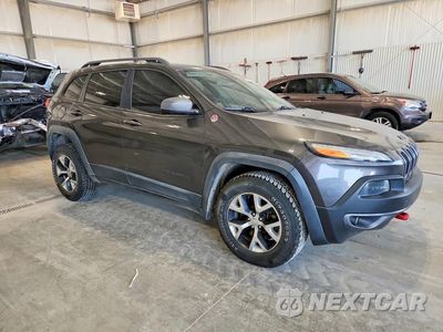 Czwarte zdjęcie samochodu z boku: 2015 JEEP CHEROKEE TRAILHAWK VIN:1C4PJMBS9FW563197 - miniatura