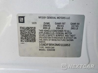 Zdjęcie 12 z 12 samochodu: 2021 CADILLAC CT4 PREMIUM LUXURY VIN:1G6DF5RK0M0111853 - miniatura